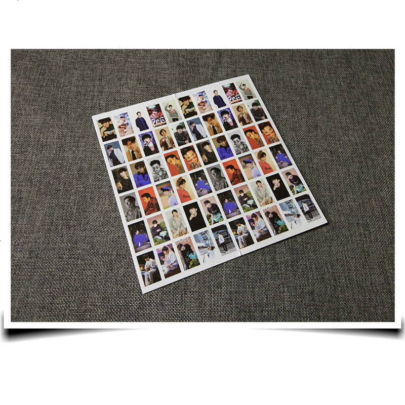 易烊千玺明信片 2018全新tfboys单人个人写真卡片贴纸海报盒子装