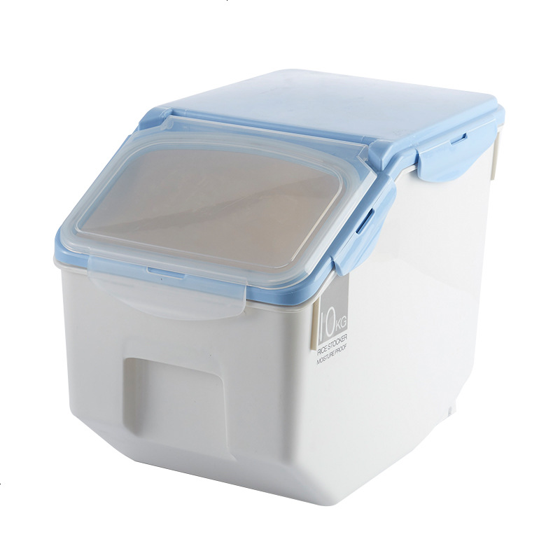 装米桶家用放米的存米缸20斤装10大号塑料带盖防虫防潮密封储米箱