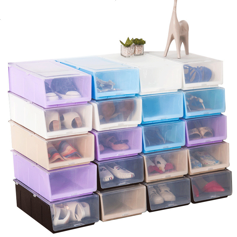 抽屉式鞋子收纳盒鞋盒塑料鞋箱透明加厚鞋柜装鞋子的盒子鞋整理箱