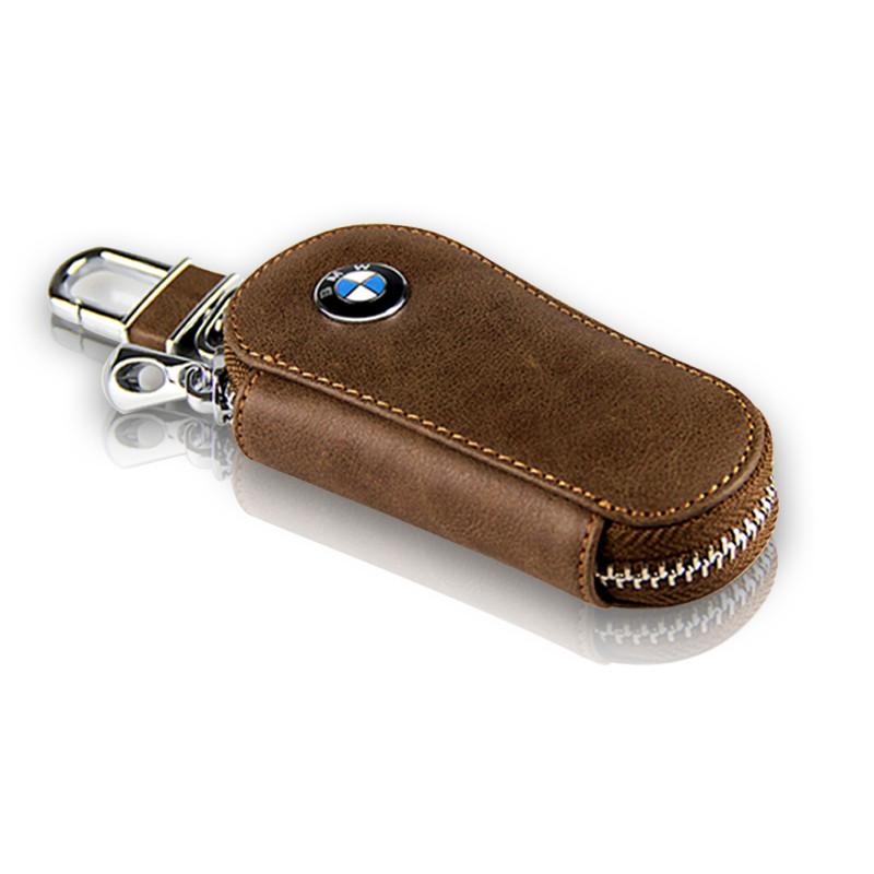 汽车钥匙包 钥匙包套 钥匙保护套 车用 棕色 请备注 车标