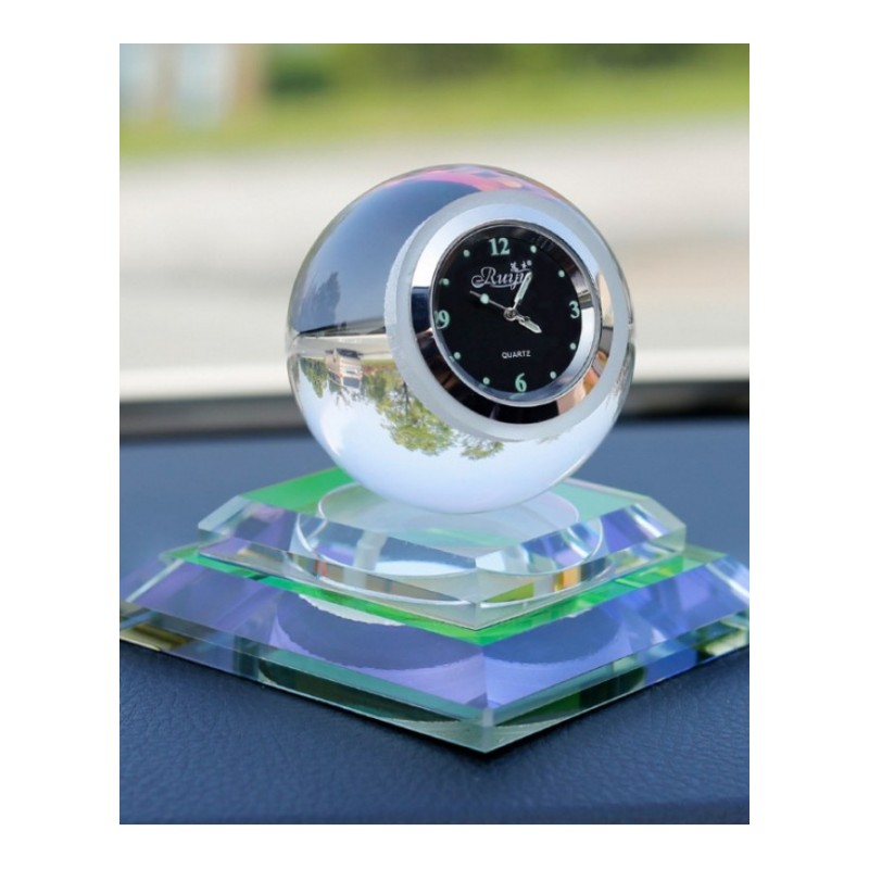 一汽奔腾X40汽车香水座创意钟表香水摆件时来运转车内饰装饰用品