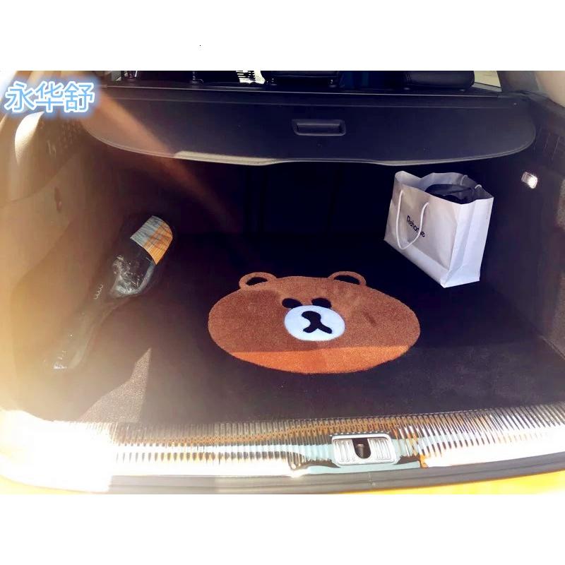 汽车后备箱垫专用于奔驰宝马奥迪大众本田丰田等卡通水洗