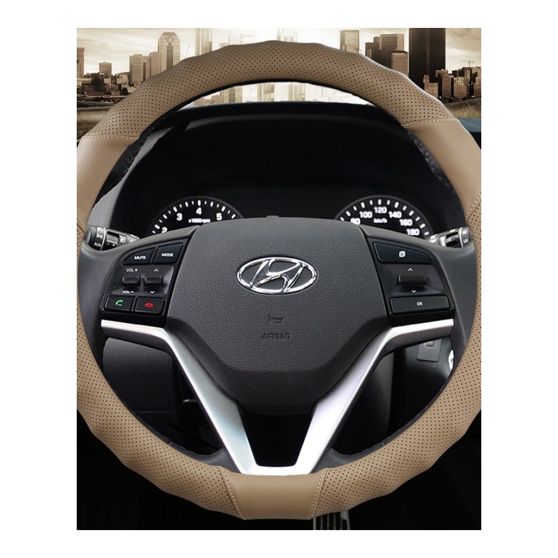 北京现代IX35全新途胜索纳塔八索九IX25个性方向盘套四季汽车把套