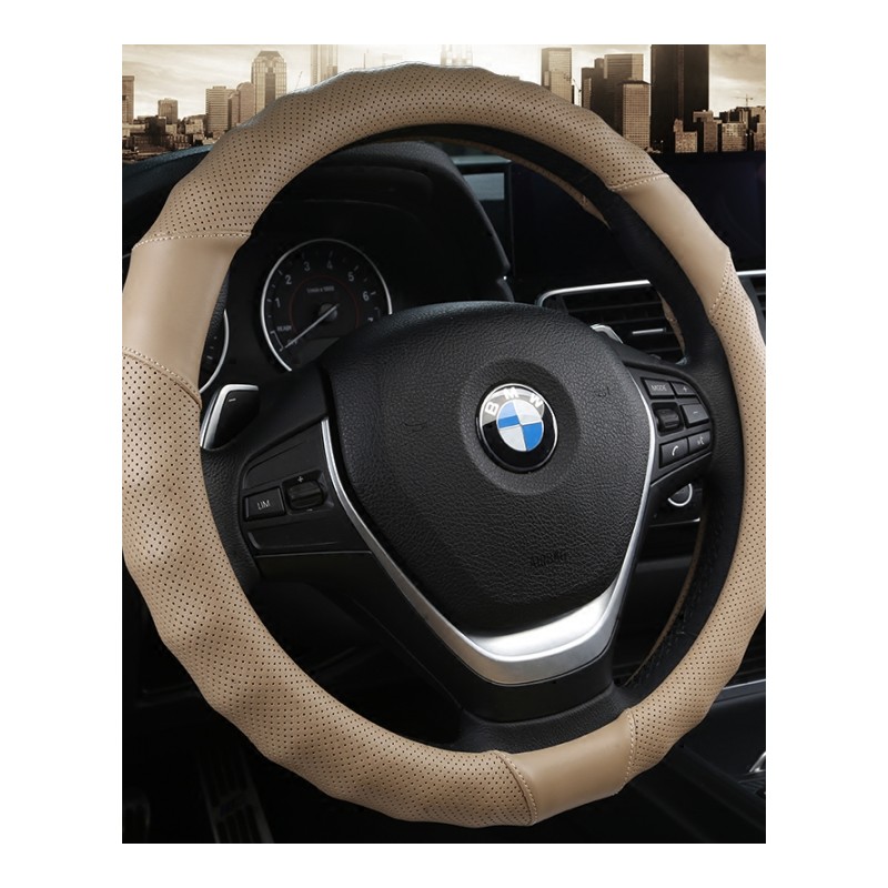 适用于宝马方向盘套新5系3系320li X3 X4X5X6 X1汽车把套改装时尚