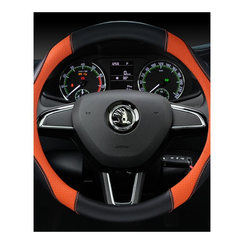 斯柯达 科迪亚克方向盘套新款 柯迪亚克把套四季速派野帝明锐晶锐