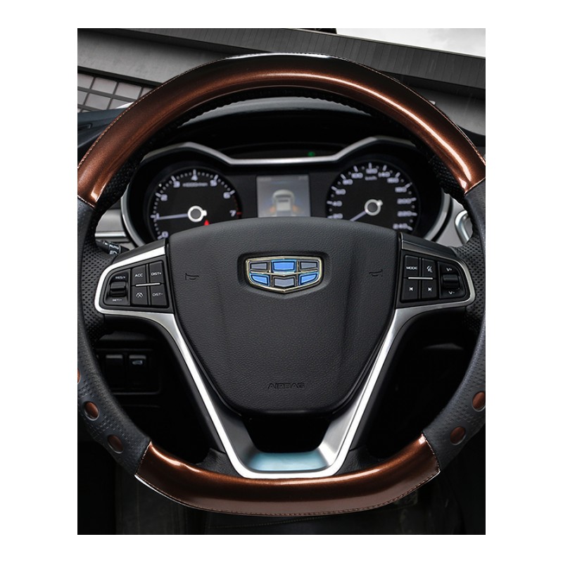2018/16吉利18远景x3x6suv新款百万帝豪gl博越专用汽车方向盘套