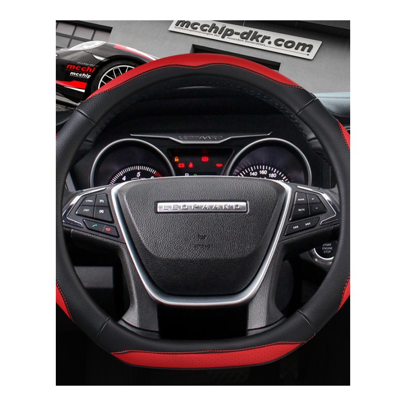 猎豹汽车方向盘套专用CS9 新能源 CS10 CT7 平底D型把套Q6 黑金刚