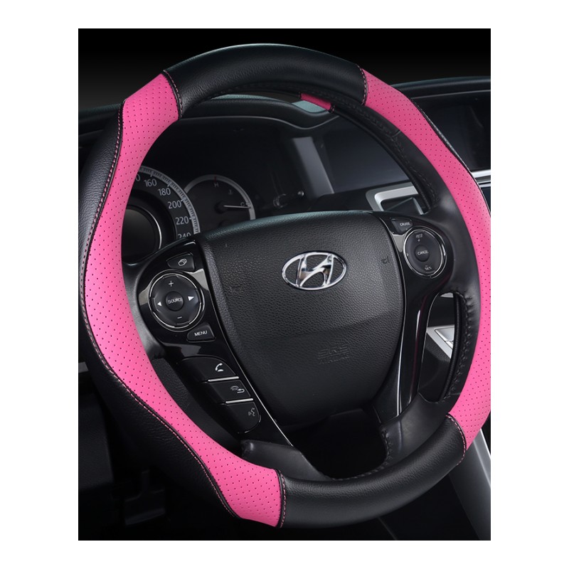 汽车把套北京现代x35i新朗动ix25名图瑞纳IX45索八/8方向盘套夏季
