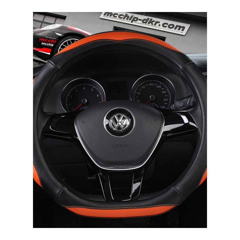 17款大众新桑塔纳浩纳甲壳虫迈腾朗行凌渡GTS宝来D型方向盘套把套