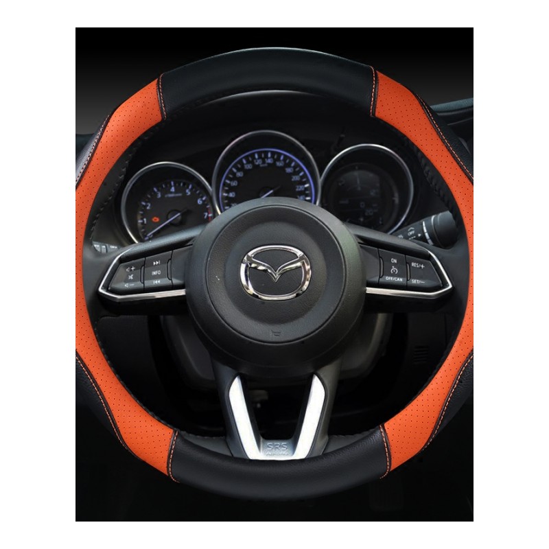 马自达6新阿特兹CX-4/CX-5/马3昂克赛拉睿翼专用防滑方向盘套改装