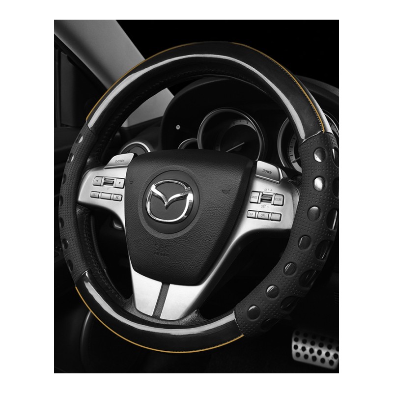 马自达6把套M6睿翼CX5昂克赛拉CX4阿特兹M5 CX7汽车方向盘套四季