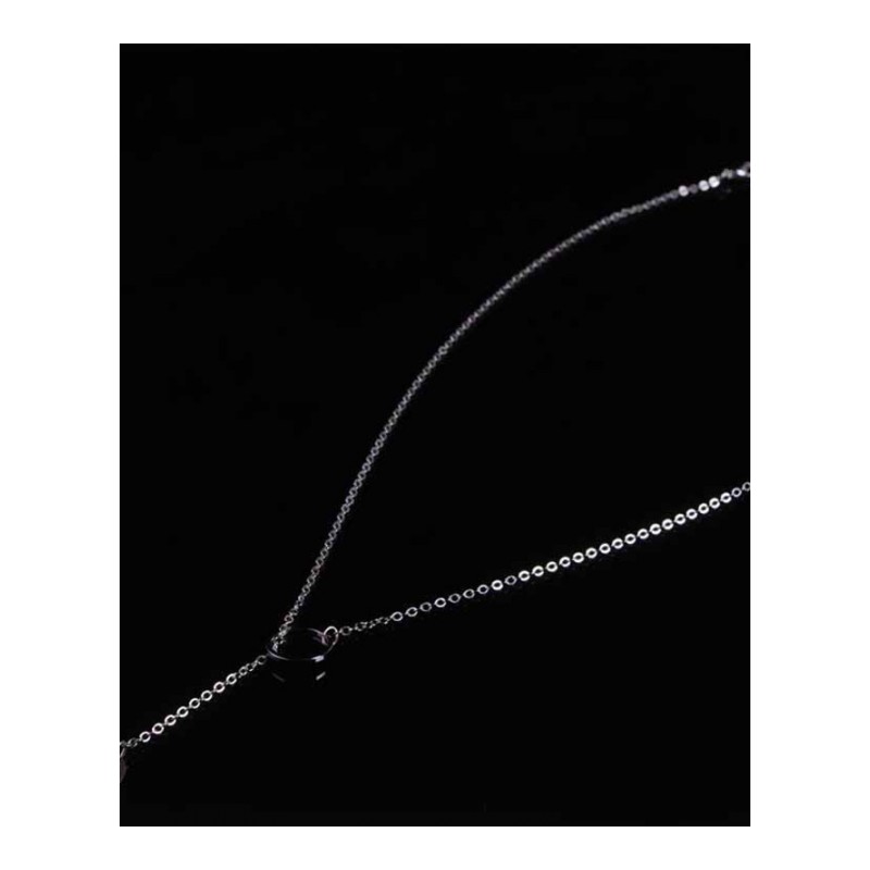 欧美时尚简约金属圆圈圈锁骨项链YWXGDZ7383送女朋友七夕情人节礼物