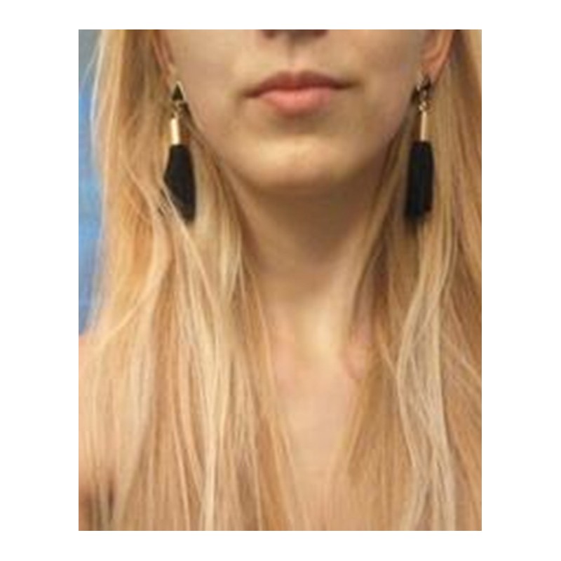 日韩流行饰品气质流苏三角耳环个性时尚耳钉YWFFDZ2944送女朋友七夕情人节礼物