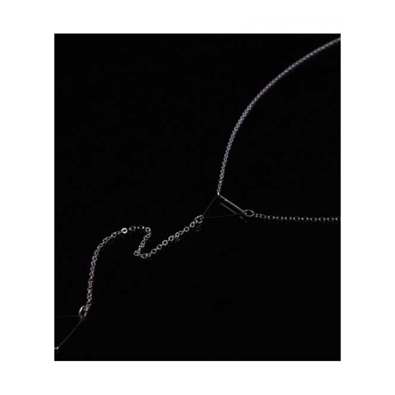 欧美双三角坠项链锁骨链女YWXGDZ0453送女朋友七夕情人节礼物