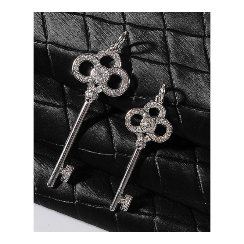 欧美时尚毛衣链坠心冠钥匙形太阳花设计女士项链FYYHL0509送女朋友七夕情人节礼物