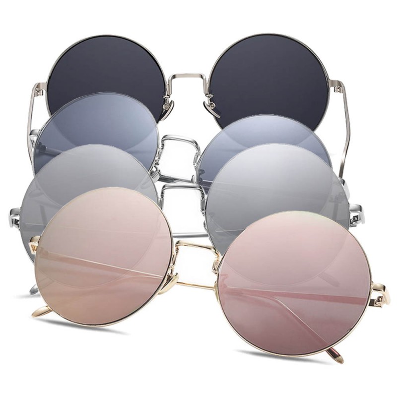 H023 Sunglass Fashion 圆框太子镜墨镜男女复古太阳镜潮人防晒送女朋友七夕情人节礼物