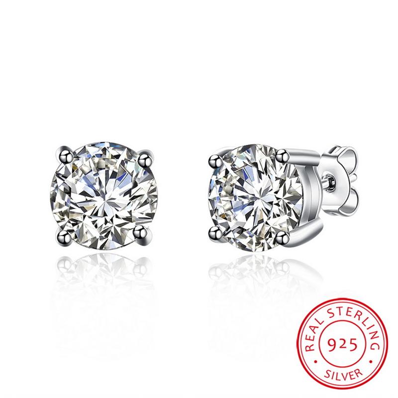 E064 Silver Earrings 925纯银耳环日韩耳钉女气质百搭简约防过敏送女朋友七夕情人节礼物