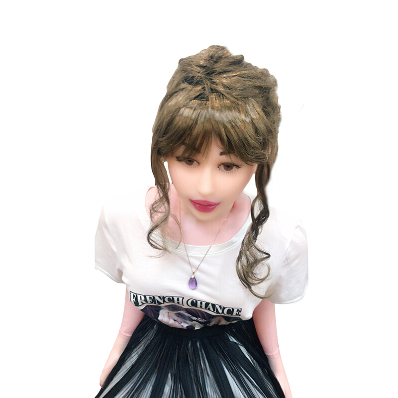 充气娃娃男用处女加厚无缝硅胶一体带阴毛胸部注水冲气娃娃成人性用品