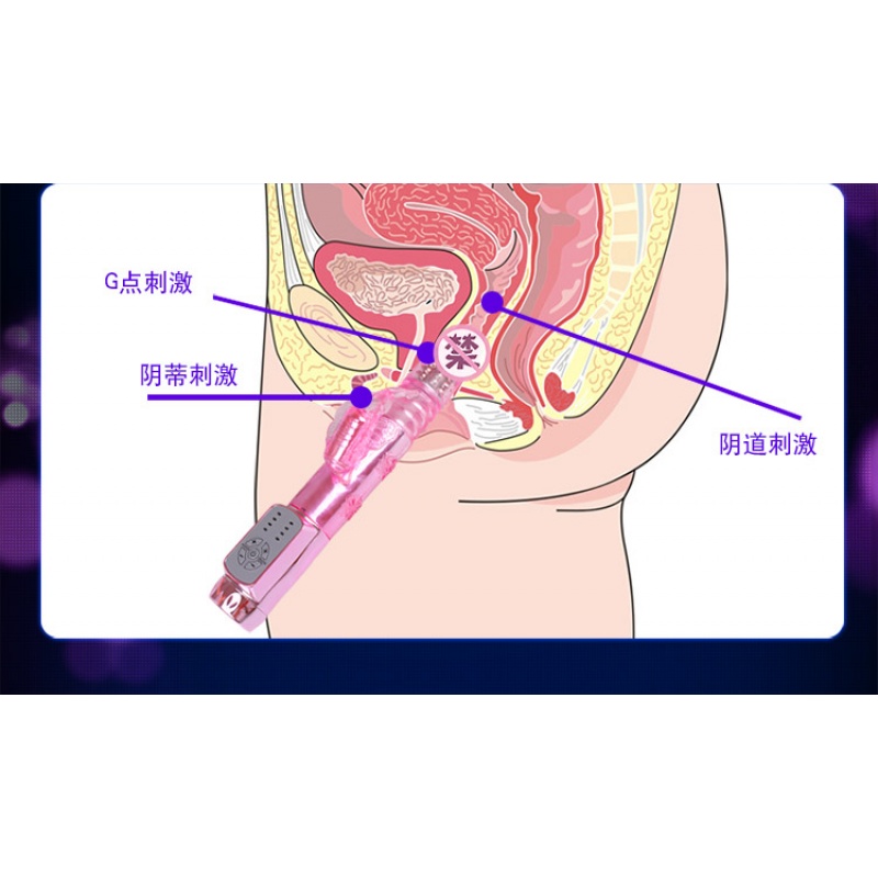 性用品 激情用具 女用 抽插自慰G点防水静音伸缩充电振动棒