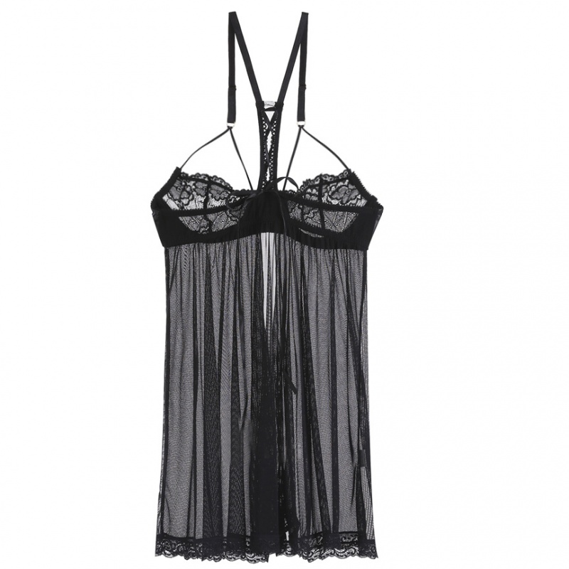 性感情趣内衣服透视三点式小胸制服激情套装夜火女仆诱惑sm骚用品