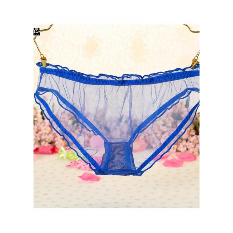 透视超薄纱情趣内裤女士透明T丁字裤性感蕾丝内衣真人露毛pp诱惑