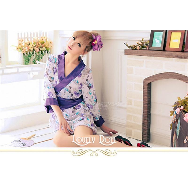 情趣内衣性感女式真人诱惑日式和服睡衣桑拿浴袍短裙制服套装