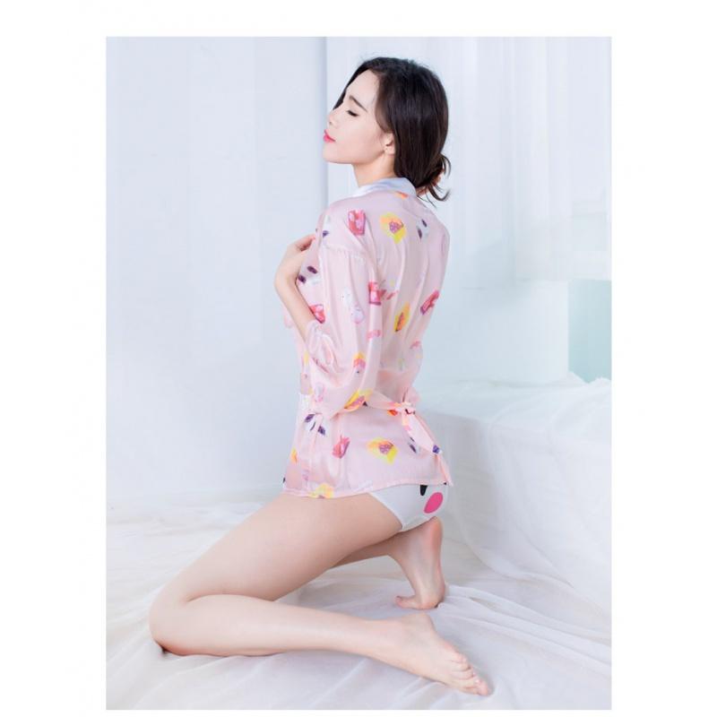 性感小胸和服女情趣内衣服激情套装骚夜火用品制服透视三点式