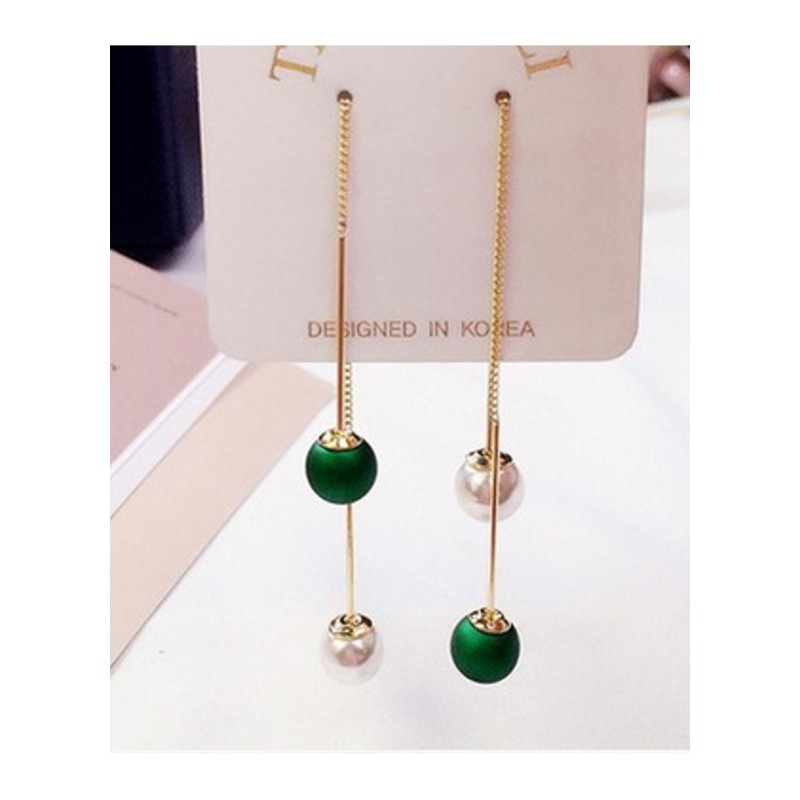 2017新款日韩甜美气质耳钉百搭时尚磨砂球耳线耳环女YWSQQ4294送女朋友七夕情人节礼物