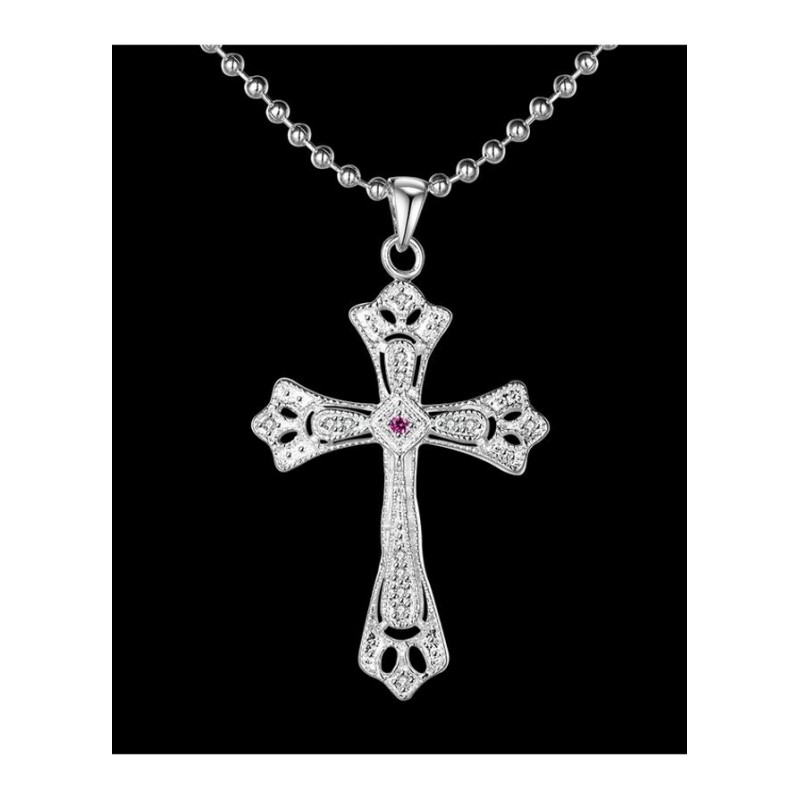 N396 Women Silver Necklace 镀925纯银女项链日韩版锁骨链潮人送女朋友七夕情人节礼物
