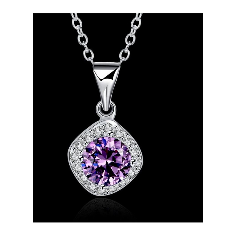 N463 Women Silver Necklace 镀925纯银女项链日韩版锁骨链潮人送女朋友七夕情人节礼物