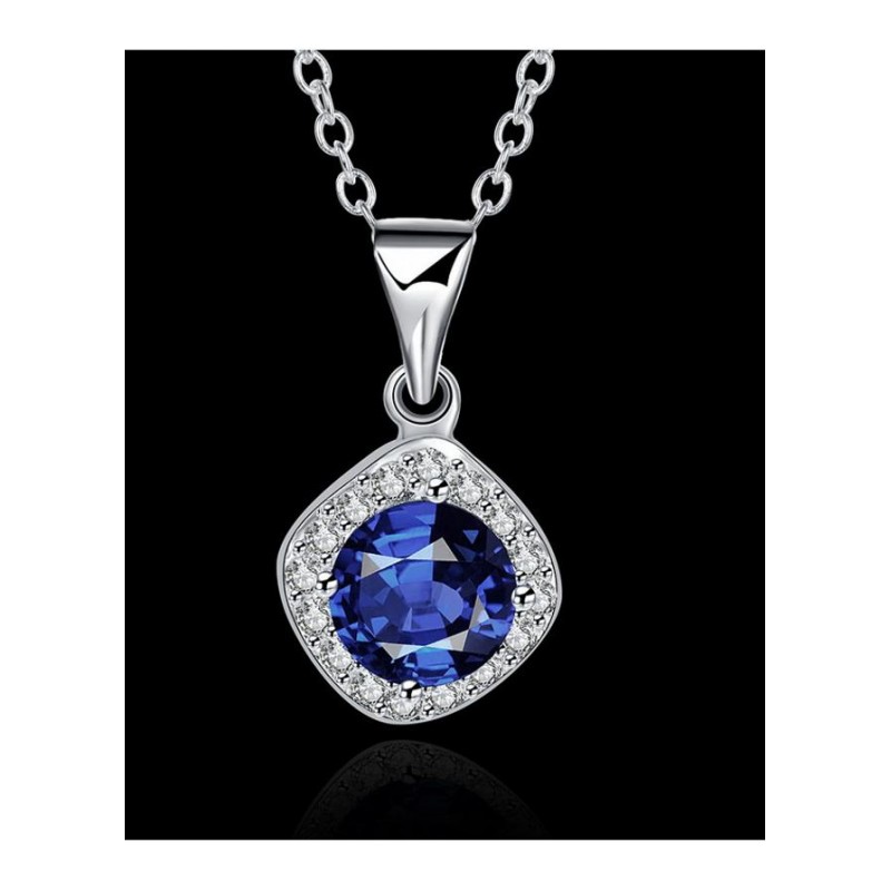 N465 Women Silver Necklace 镀925纯银女项链日韩版锁骨链潮人送女朋友七夕情人节礼物