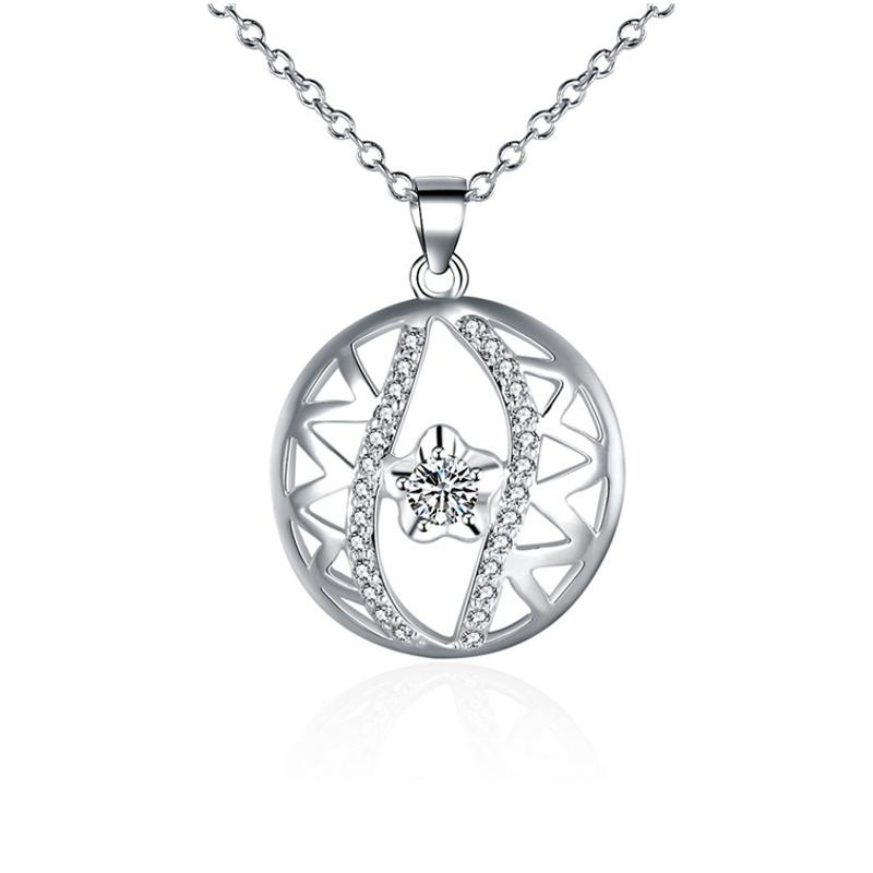 N547 Women Silver Necklace 镀925纯银女项链日韩版锁骨链潮人送女朋友七夕情人节礼物