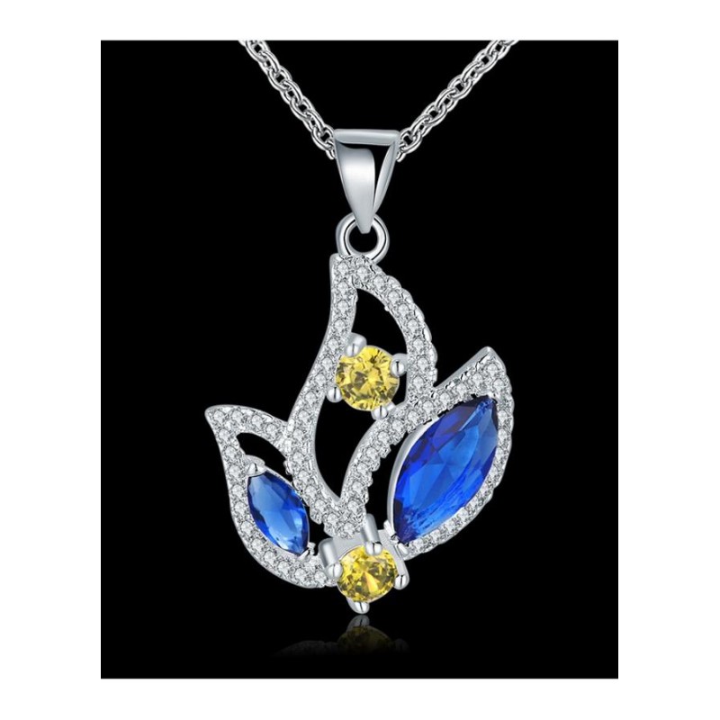 N558 Women Silver Necklace 镀925纯银女项链日韩版锁骨链潮人送女朋友七夕情人节礼物