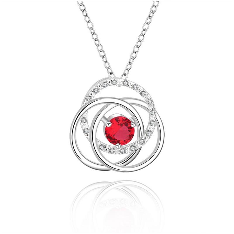 N594 Women Silver Necklace 镀925纯银女项链日韩版锁骨链潮人送女朋友七夕情人节礼物