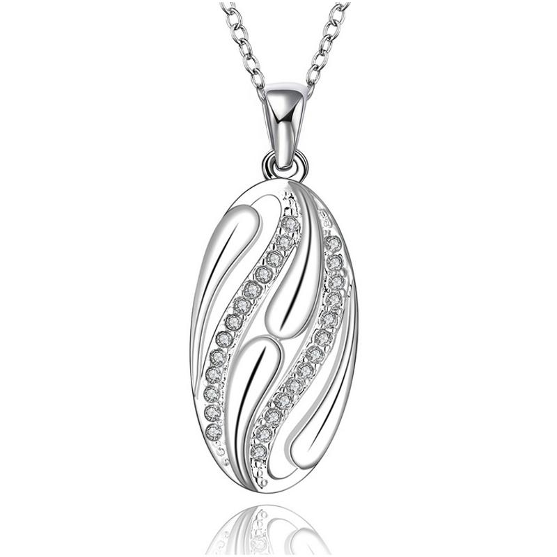 N620 Women Silver Necklace 镀925纯银女项链日韩版锁骨链潮人送女朋友七夕情人节礼物