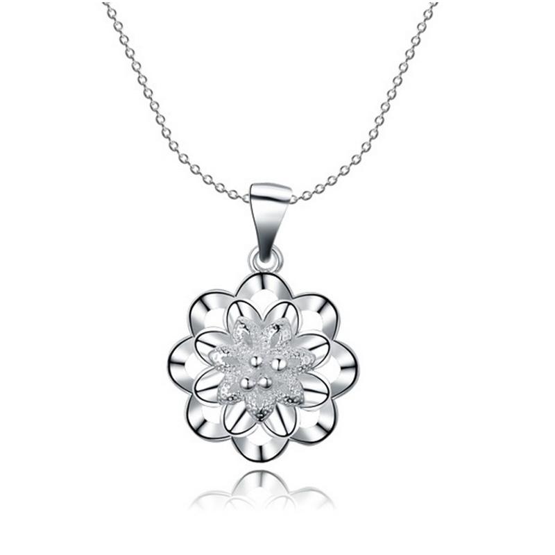 N623 Women Silver Necklace 镀925纯银女项链日韩版锁骨链潮人送女朋友七夕情人节礼物