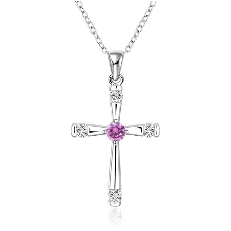 N656 Women Silver Necklace 镀925纯银女项链日韩版锁骨链潮人送女朋友七夕情人节礼物