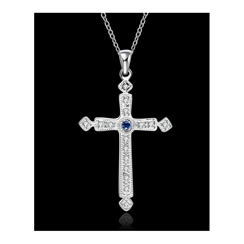 N666 Women Silver Necklace 镀925纯银女项链日韩版锁骨链潮人送女朋友七夕情人节礼物
