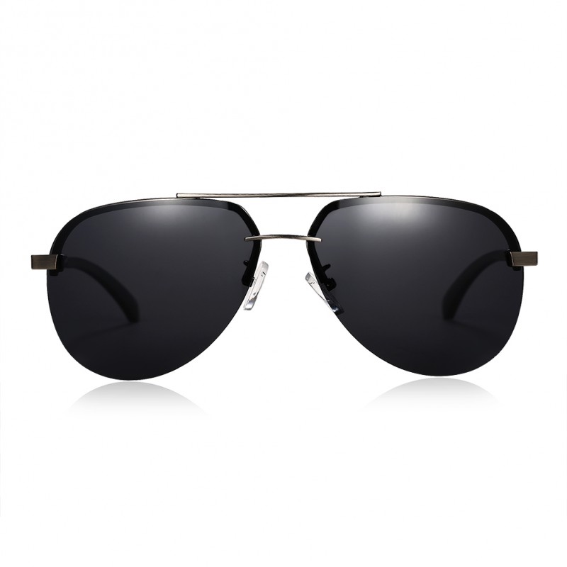 YJ00073-3Men Sunglasses 男户外太阳镜驾驶墨镜偏光枪框灰片送女朋友七夕情人节礼物