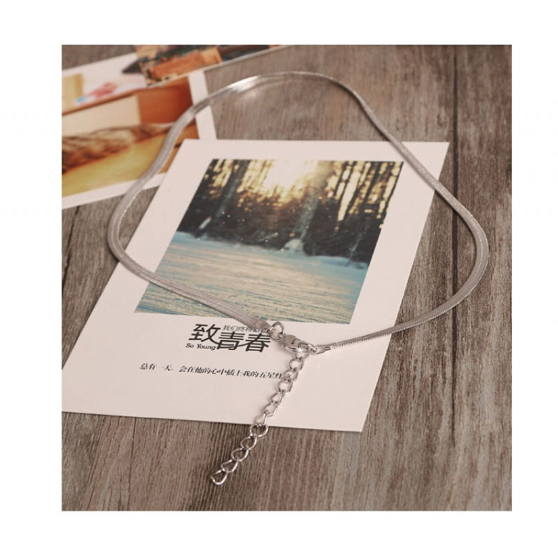 热韩剧同款饰品时尚气质锁骨链她很漂亮高俊熙同款简约项链颈链送女朋友老婆生日礼物送女朋友七夕情人节礼物