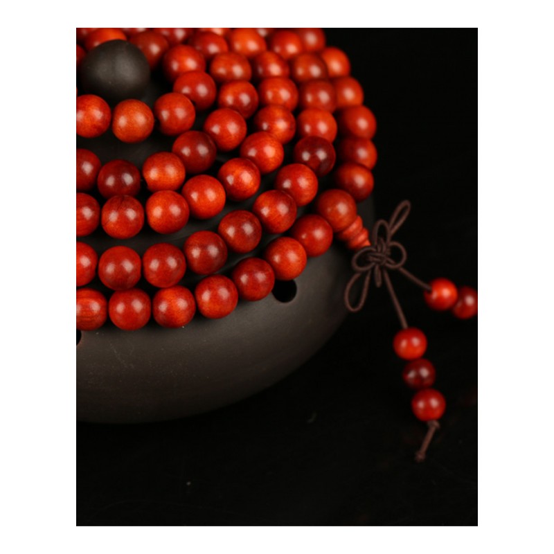 血龙木佛珠手串男女款手链108颗手环多层手持念珠饰品送女朋友七夕情人节礼物