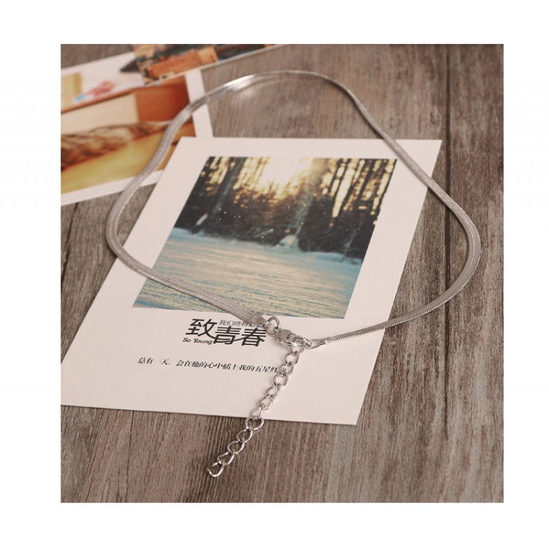 热韩剧同款饰品时尚气质锁骨链她很漂亮高俊熙同款简约项链颈链送女朋友老婆生日礼物送女朋友七夕情人节礼物