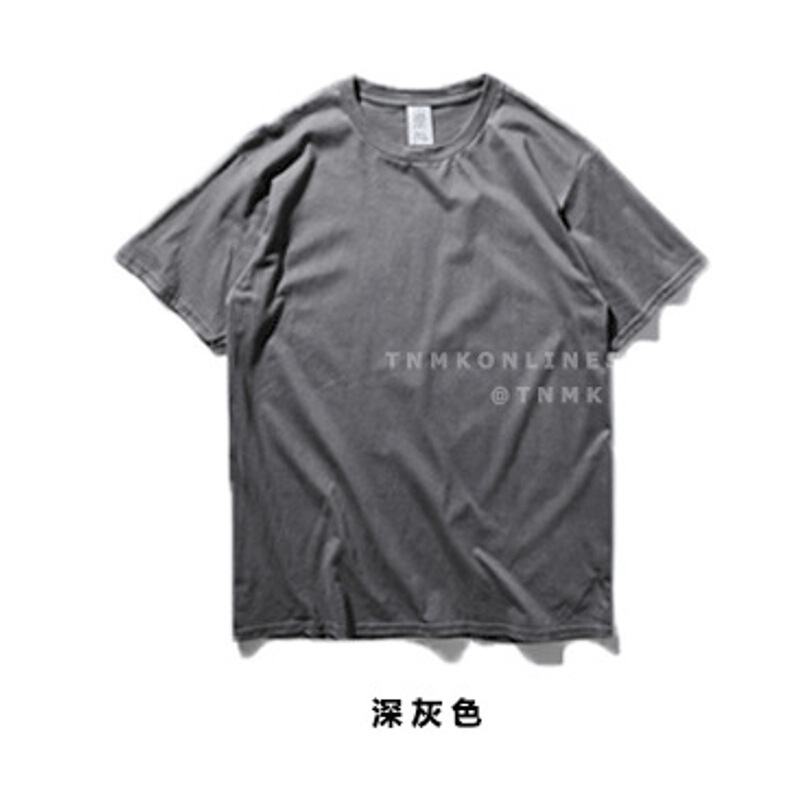 港风夏季纯侣装半袖上衣棉打底T恤男短袖韩版潮学生百搭短tee