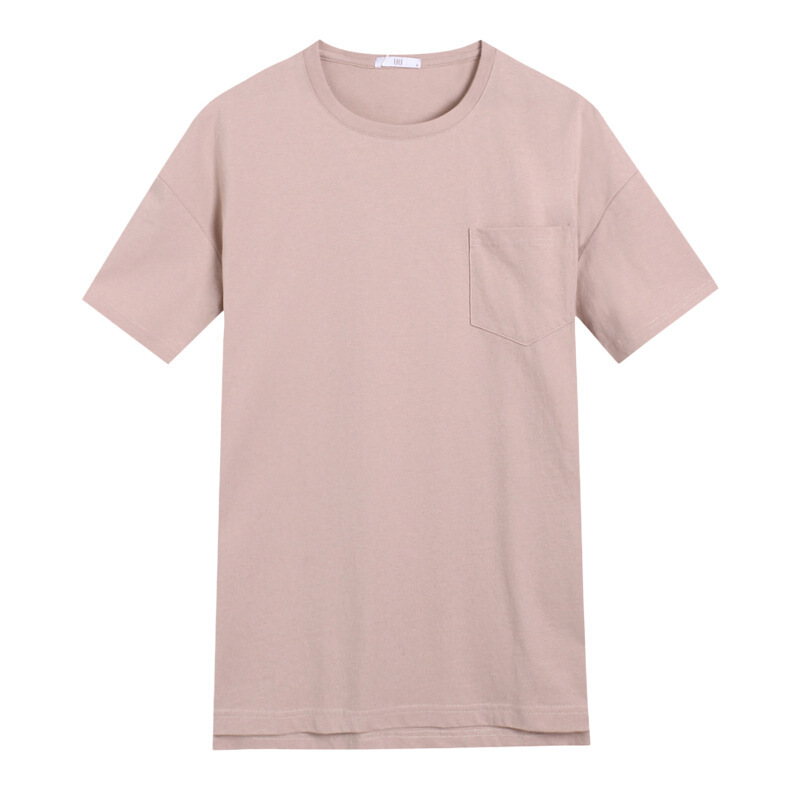 [商场同款]男装2018夏装新品男士纯色素色圆领T恤纯棉体恤衫