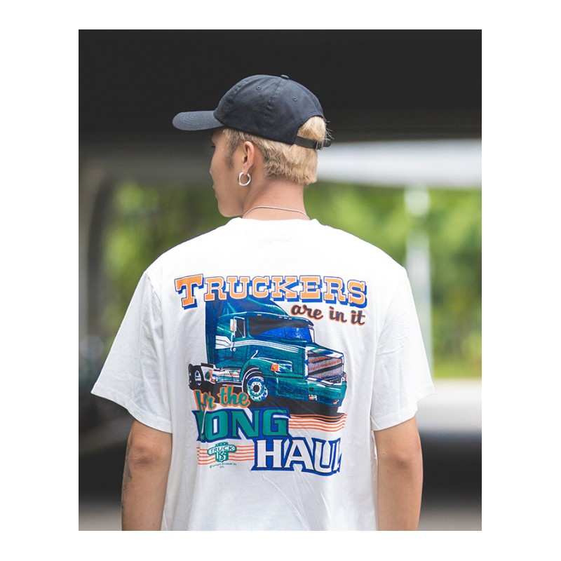 2018夏季短袖百搭T恤男青年潮流学生ins机车印花嘻哈原宿学生半袖