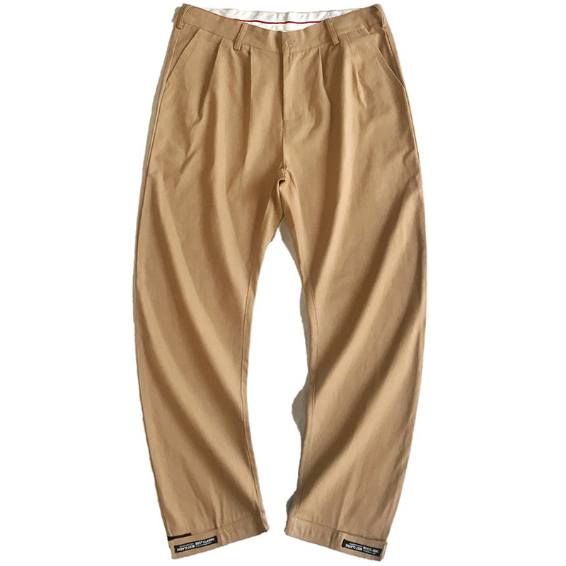 男士裤子新款宽松薄款运动休闲裤韩版潮流九分裤潮牌长裤束脚裤秋