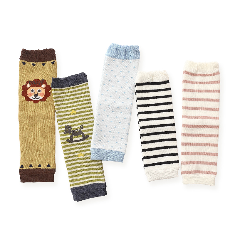 新生婴儿袜套纯棉儿童护腿袜子宝宝长筒袜松口空袜防蚊爬行护膝