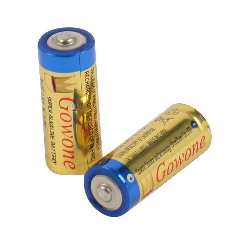 Gowone购旺 无汞环保碱性电池出口简装 8号电池 LR1 N型 转经轮激光笔成人情趣用品电池 10节