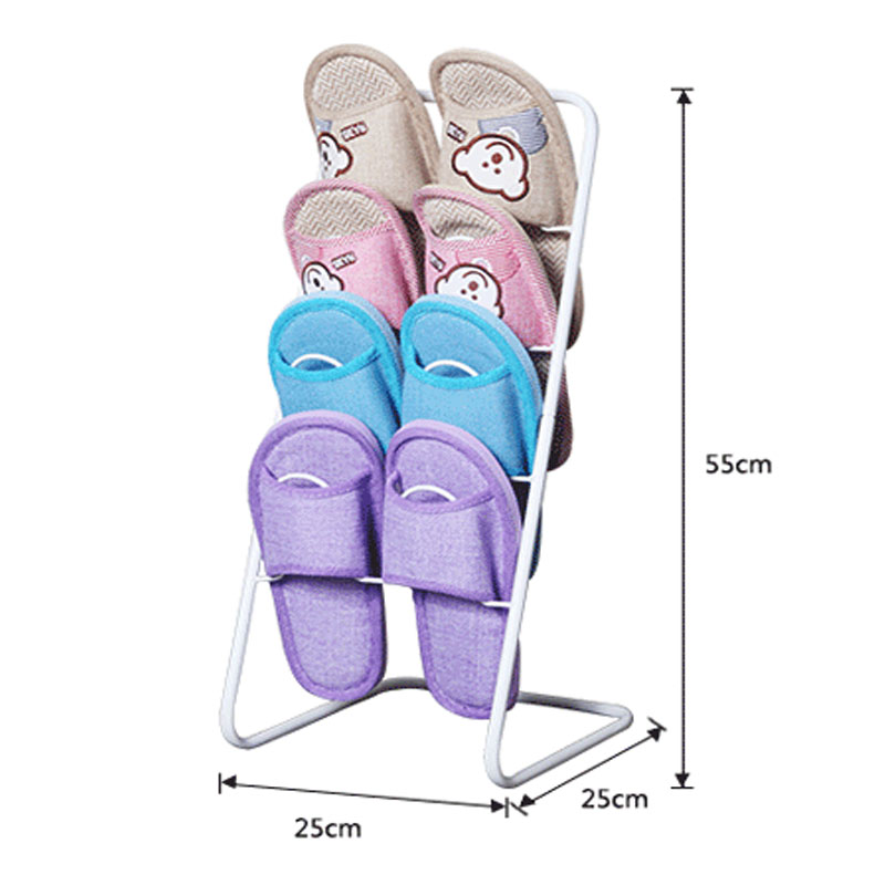 生活日用收纳用品简易浴室客厅卧室宿舍鞋架卫生间拖鞋架子收纳四层小鞋架收纳层架收纳用品