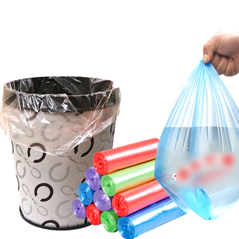 简约现活日用清洁用品加厚垃圾袋塑料彩色厨房卫生间家用办公塑料袋小号中号大号清洁用品